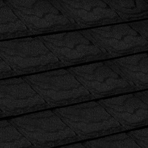 Композитная черепица QueenTile Slate, цвет Black
