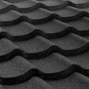 Композитная черепица QueenTile Standard, цвет Black